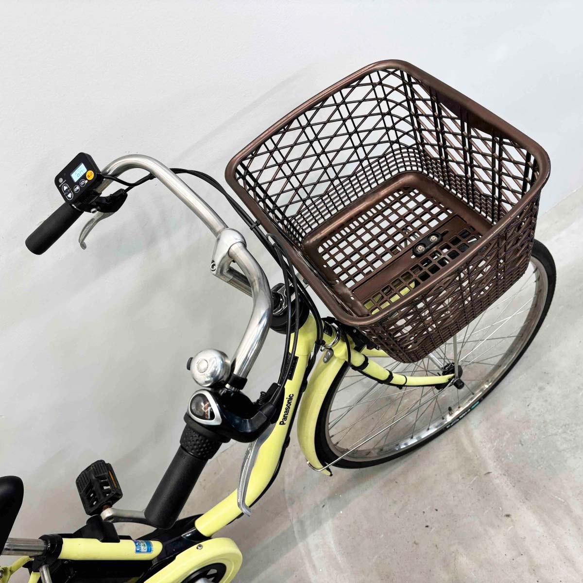 中古電動自転車 パナソニック ビビスタイル イエロー 26インチ YL107
