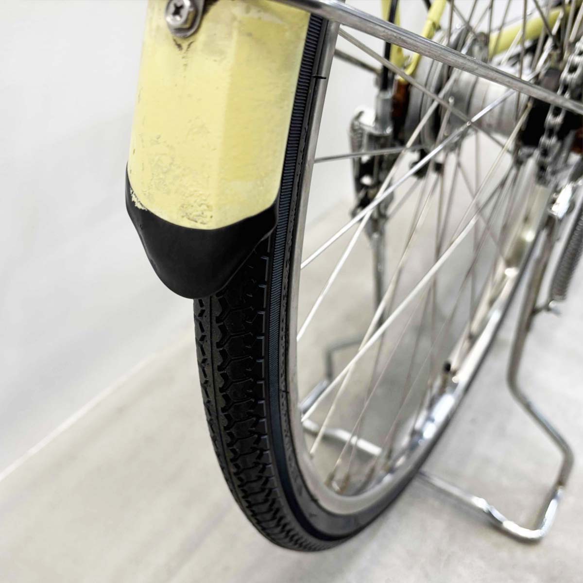 中古電動自転車 パナソニック ビビスタイル イエロー 26インチ YL107