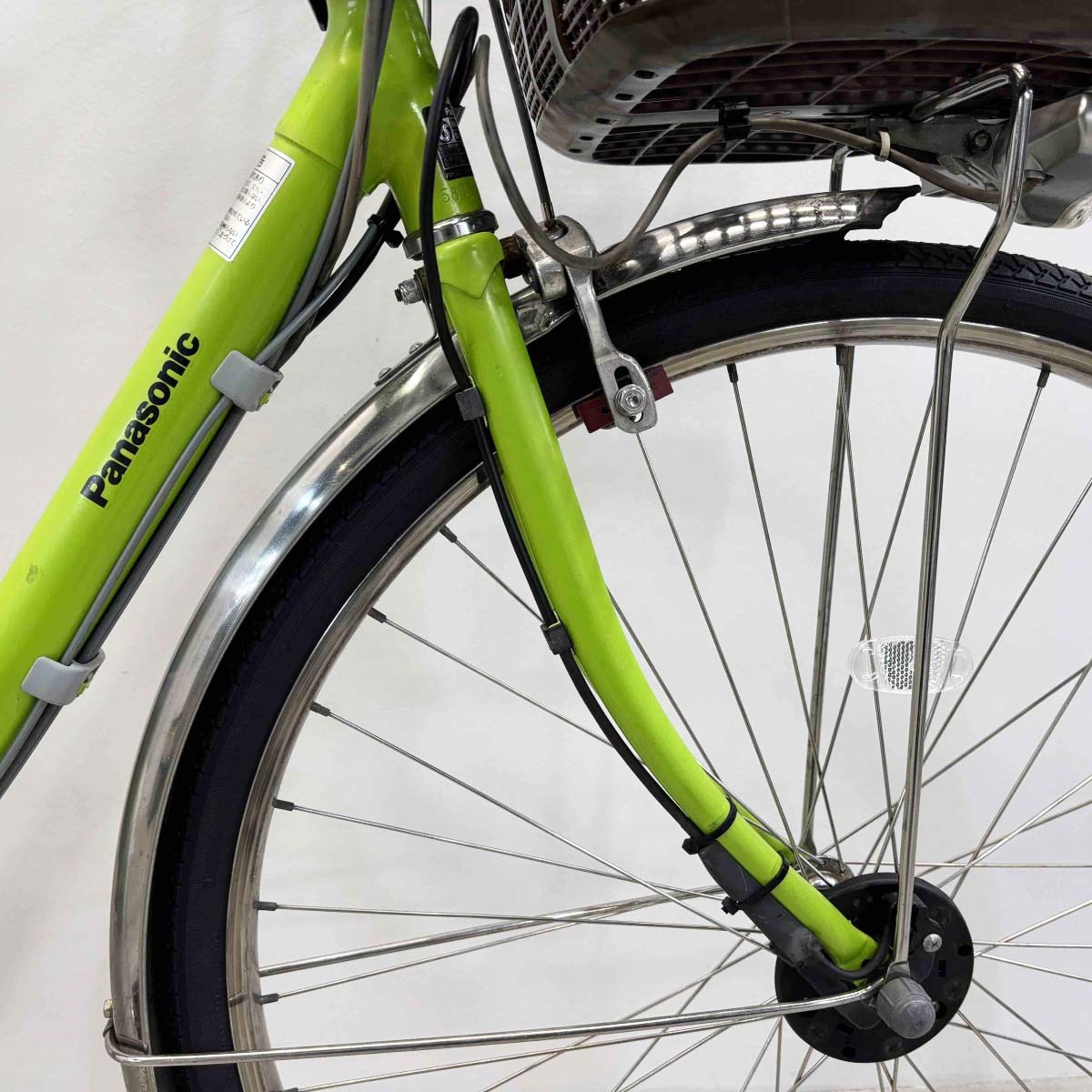 中古電動自転車 パナソニック ビビDX グリーン 26インチ YL109