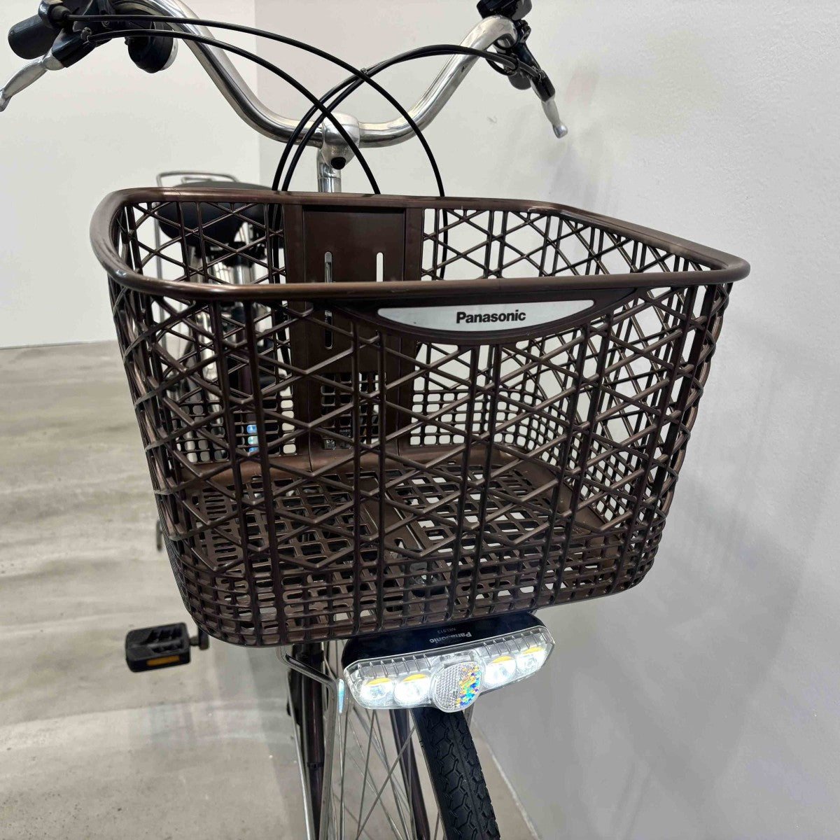 中古電動自転車 パナソニック ビビDX ブラウン 26インチ YL111