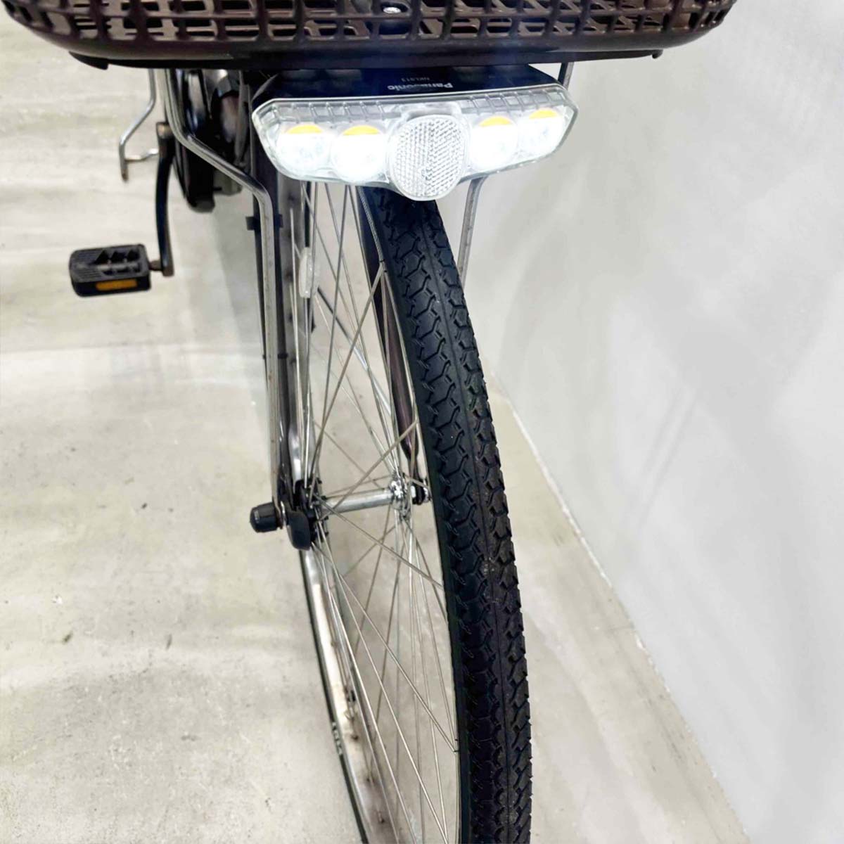 中古電動自転車 パナソニック ビビDX ブラウン 26インチ YL111