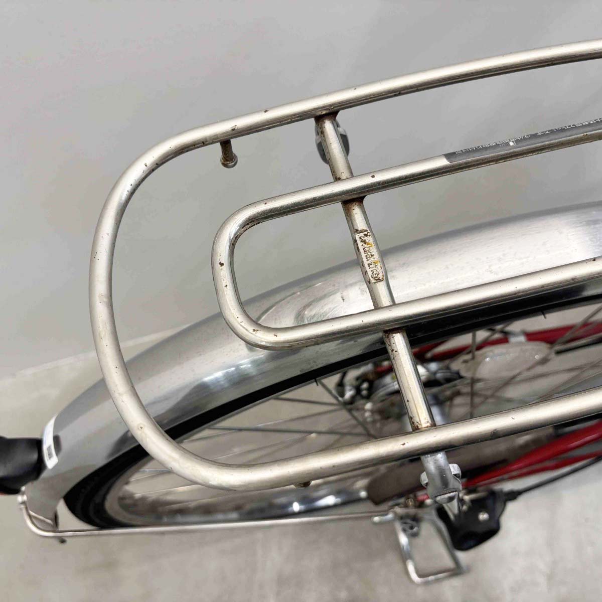 中古電動自転車 パナソニック ビビDX レッド 26インチ YL112