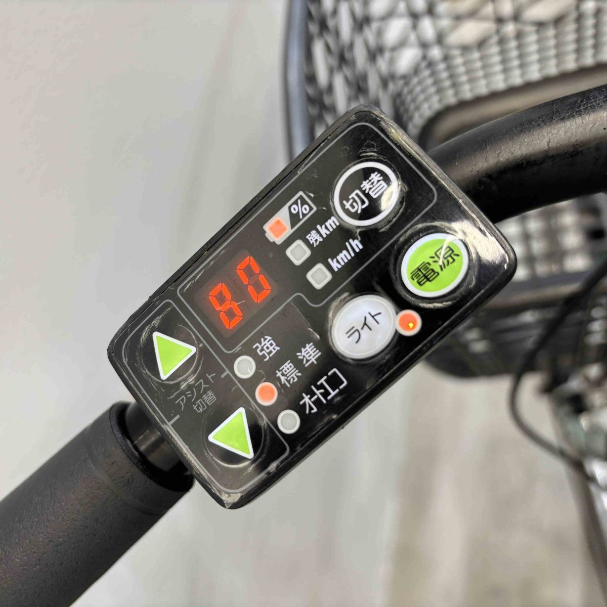 中古電動自転車 ヤマハ PAS アミ グリーン 26インチ YL113