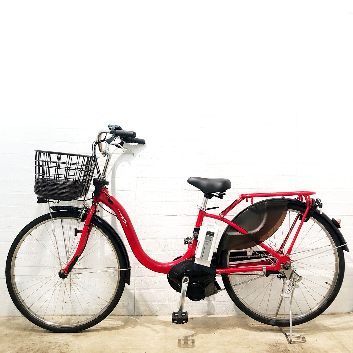 ヤマハ PAS With パス ウィズ レッド 26インチ YQ074 【中古車】 – e 